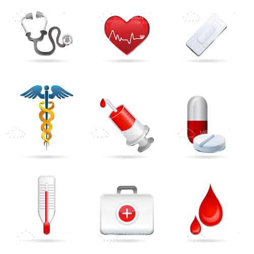 Medical Theme Icon Set